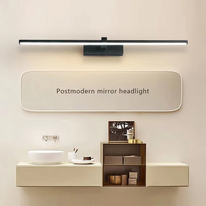 Modern LED Wall Light Bathroom Hardwares Wall Lamp Three Colors Lights Aluminum Led Bathroom Bath Mirror Line Lamp Make up Light