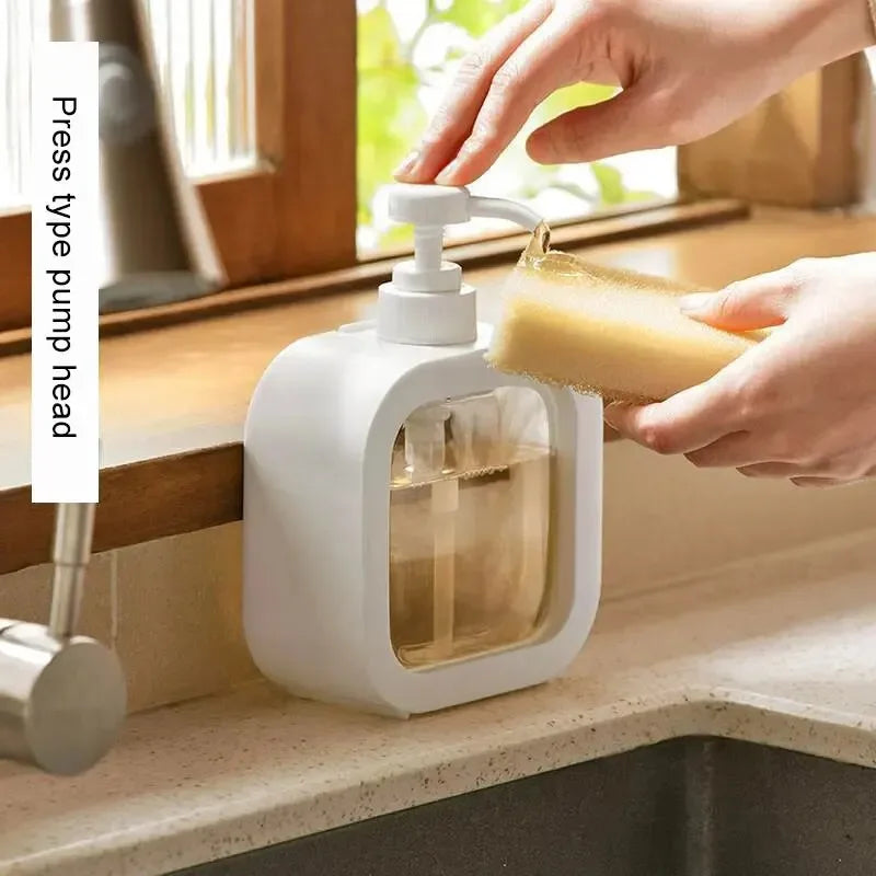 1Pc Large Capacity Empty Bottle Laundry Detergent Dispensing Bottle and Shower Gel Detergent Dispensing Bottle