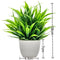 1Pc Artificial Plants with Plastics Pots Perfect Greenery for Home Decorationsoffice Desk Living Room and Bedroom Decoration