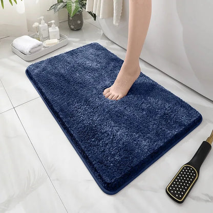 Soft Comfortable Thick Plush Floor Mat,Bathroom Floor Rug,Bedroom Carpet,Living Room Mat,Non-Slip Rug,Water Absorption Anti-Slip